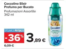Carrefour Coccolino Elixir Profumo per Bucato offerta