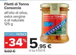 Carrefour FILETTI DI TONNO CONSORCIO offerta