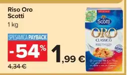Carrefour Riso Oro Scotti offerta