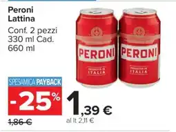 Carrefour Peroni Lattina offerta