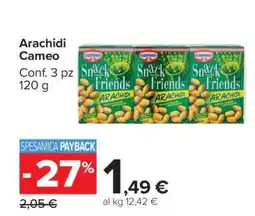 Carrefour Arachidi Cameo offerta