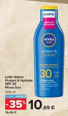 Carrefour Latte Solare Protect & Hydrate SPF 30 offerta