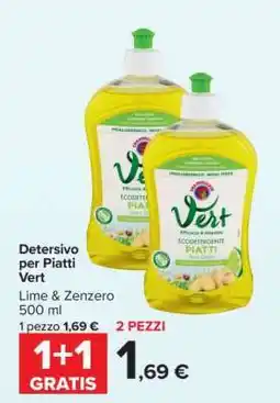 Carrefour Detersivo per Piatti Vert offerta