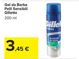 Carrefour Gel da Barba Pelli Sensibili Gillette offerta