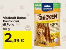 Carrefour Vitakraft Bonas Bastoncini di Pollo offerta