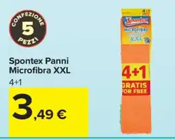 Carrefour Spontex Panni Microfibra XXL offerta