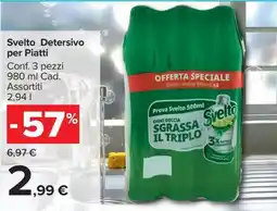Carrefour Svelto Detersivo per Piatti offerta