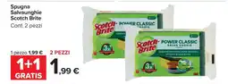 Carrefour Spugna Salvaunghie Scotch Brite offerta