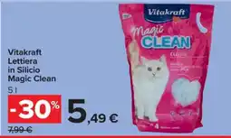 Carrefour Vitakraft Lettiera in Silicio Magic Clean offerta
