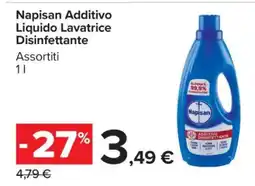 Carrefour Napisan Additivo Liquido Lavatrice Disinfettante offerta