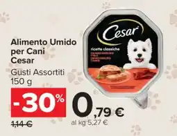 Carrefour Alimento umido per cani Cesar offerta