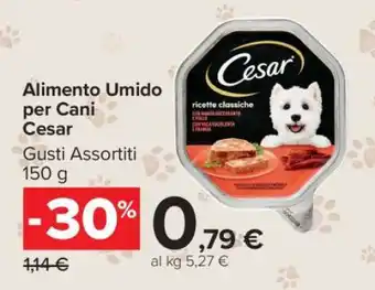 Carrefour Alimento umido per cani Cesar offerta