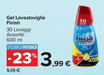 Carrefour Gel Lavastoviglie Finish offerta