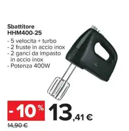 Carrefour Sbattitore HHM400-25 offerta