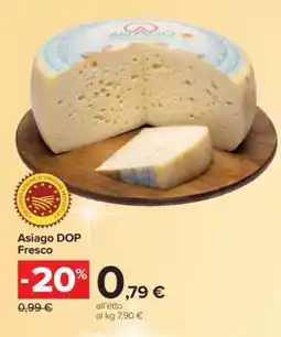 Carrefour Asiago DOP Fresco offerta