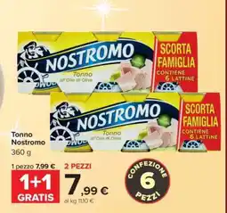 Carrefour Tonno Nostromo offerta