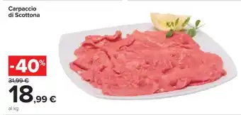 Carrefour Carpaccio di Scottona offerta