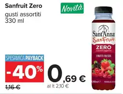 Carrefour Sanfruit Zero offerta