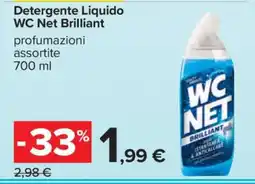 Carrefour Detergente Liquido WC Net Brilliant offerta