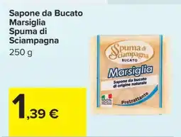Carrefour Sapone da Bucato Marsiglia Spuma di Sciampagna offerta