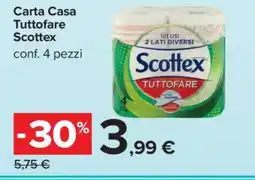 Carrefour CARTA CASA TUTTOFARE SCOTTEX offerta