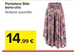 Carrefour Pantalone Stile boho-chic offerta