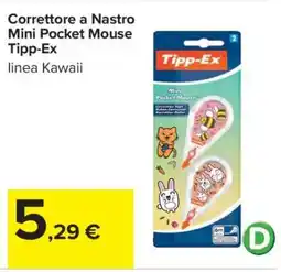 Carrefour Correttore a Nastro Mini Pocket Mouse Tipp-Ex offerta