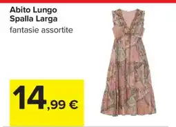 Carrefour Abito Lungo Spalla Larga offerta