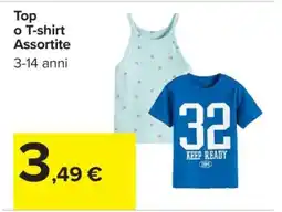 Carrefour Top o T-shirt Assortite offerta