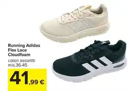 Carrefour Running Adidas Flex Lace Cloudfoam offerta