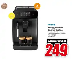 MediaWorld PHILIPS Macchina automatica per caffè in chicchi Series 800 EP0820/00 offerta