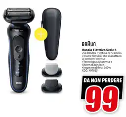 MediaWorld BRAUN Rasoio Elettrico Serie 5 offerta