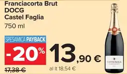 Carrefour Franciacorta Brut DOCG Castel Faglia offerta