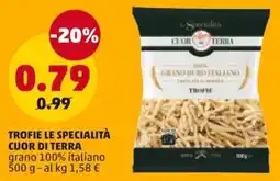 PENNY Trofie LE SPECIALITÀ CUOR DI TERRA offerta