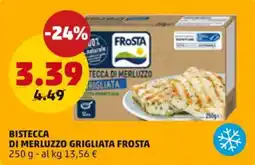 PENNY Bistecca di merluzzo grigliata FROSTA offerta