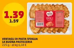 PENNY Ventagli di pasta sfoglia LA BUONA PASTICCERIA offerta