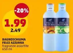 PENNY Bagnoschiuma FELCE AZZURRA offerta