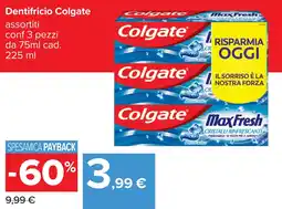 Carrefour Dentifricio Colgate offerta