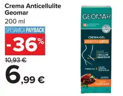 Carrefour Crema Anticellulite Geomar offerta