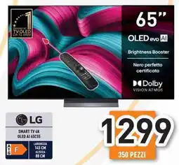 Unieuro LG SMART TV 4K OLED AI 65C55 offerta