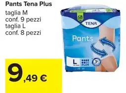 Carrefour Pants Tena Plus offerta