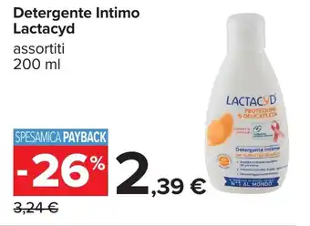 Carrefour Detergente Intimo Lactacyd offerta