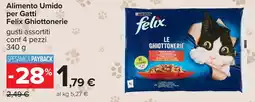 Carrefour Alimento Umido per Gatti Felix Ghiottonerie offerta
