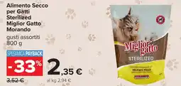 Carrefour Alimento Secco per Gatti Sterilized Miglior Gatto Morando offerta