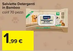 Carrefour Salviette Detergenti in Bamboo offerta