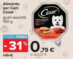 Carrefour Alimento per Cani Cesar offerta