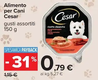 Carrefour Alimento per Cani Cesar offerta