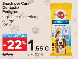 Carrefour Snack per Cani Dentastix Pedigree offerta