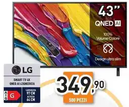 Unieuro LG SMART TV 4K QNED AI 430QNED82A offerta