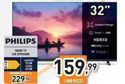 Unieuro PHILIPS SMART TV LED 32PHS6000 offerta